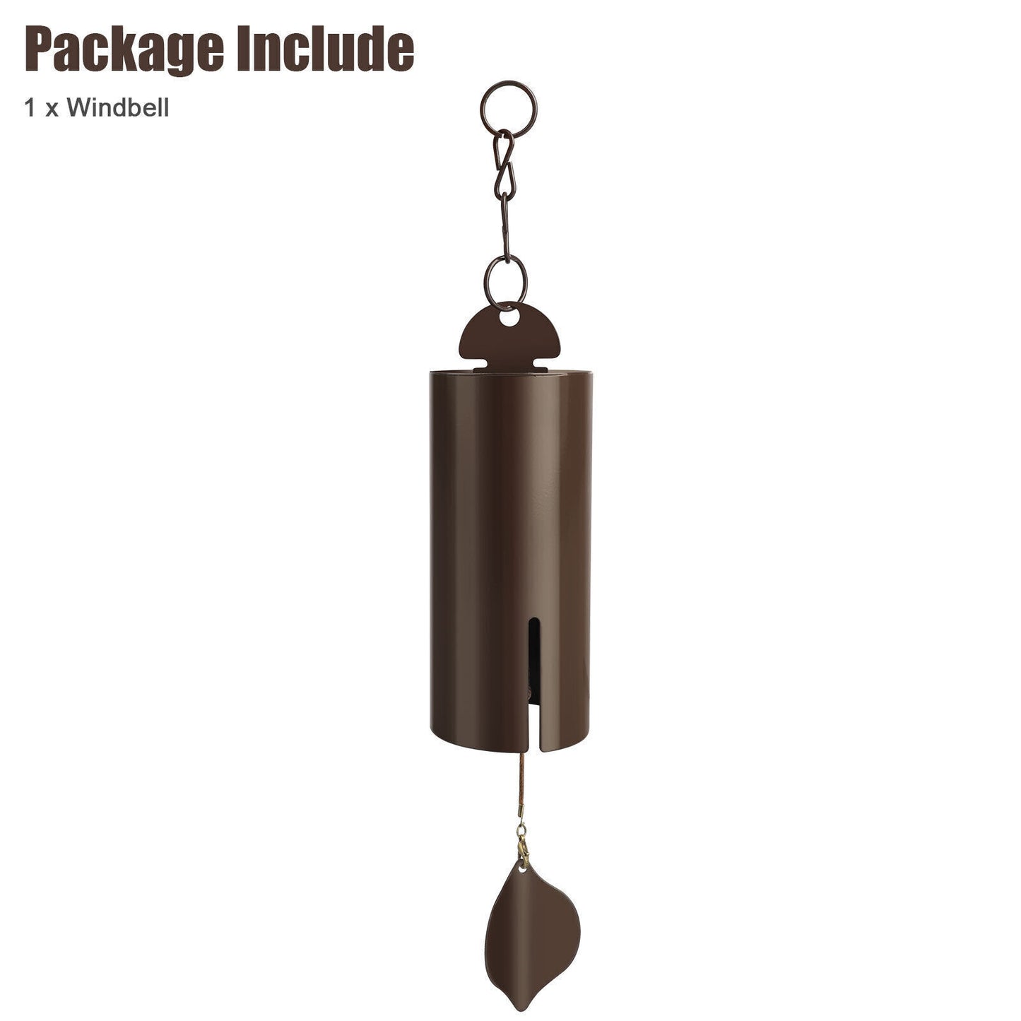 Outdoor Serenity – Heroic Metal Wind Chimes with Deep Resonance Bell | Calming Sound for Gardens, Patios & Homes | TikTok Relaxation Decor