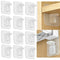12-Pack Self-Adhesive Shelf Support Pegs – Heavy-Duty Partition Pin Clips