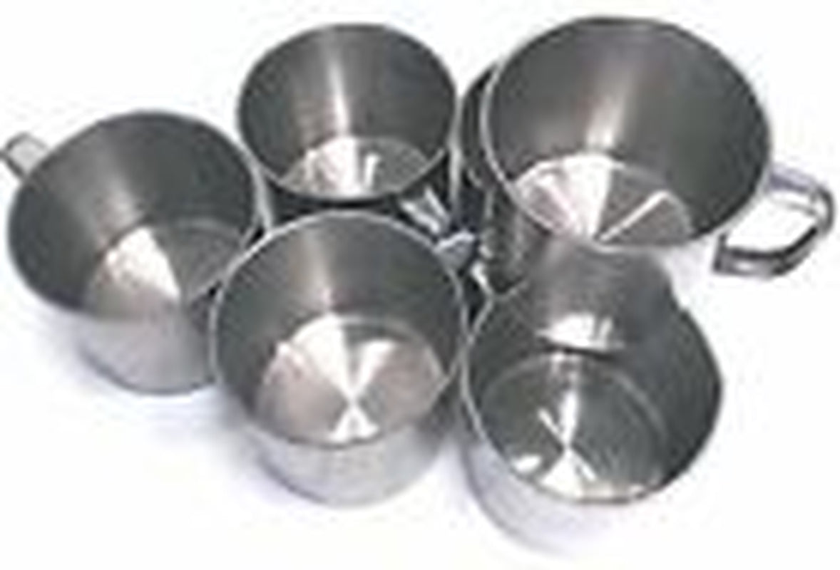 Trending Stainless Steel Camping Mugs 6-Pack | Lightweight 12oz Cups for Coffee, Soup, Hot & Cold Drinks, Rust-Resistant, Durable & Travel-Friendly