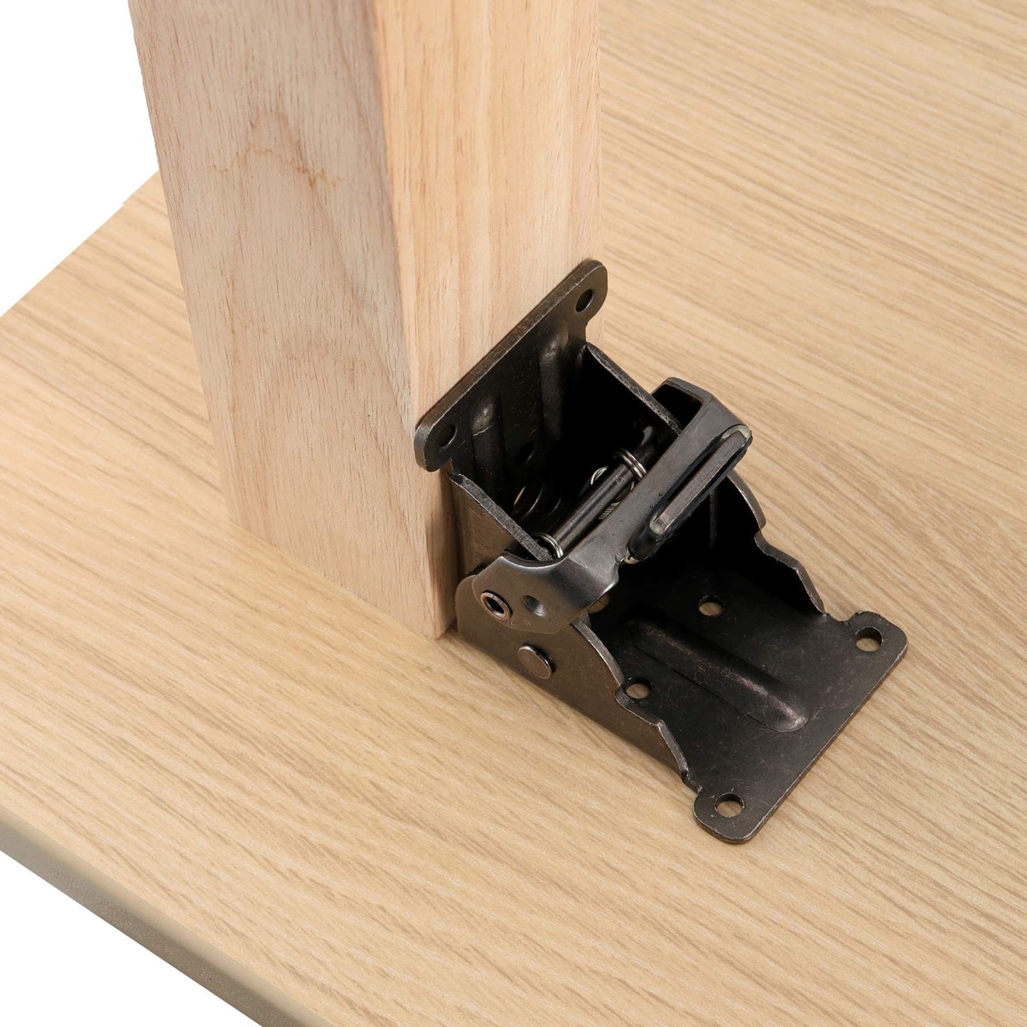 8 Pack Heavy Duty Foldable Bracket 90 Degree Self Locking Hinges for Table Leg