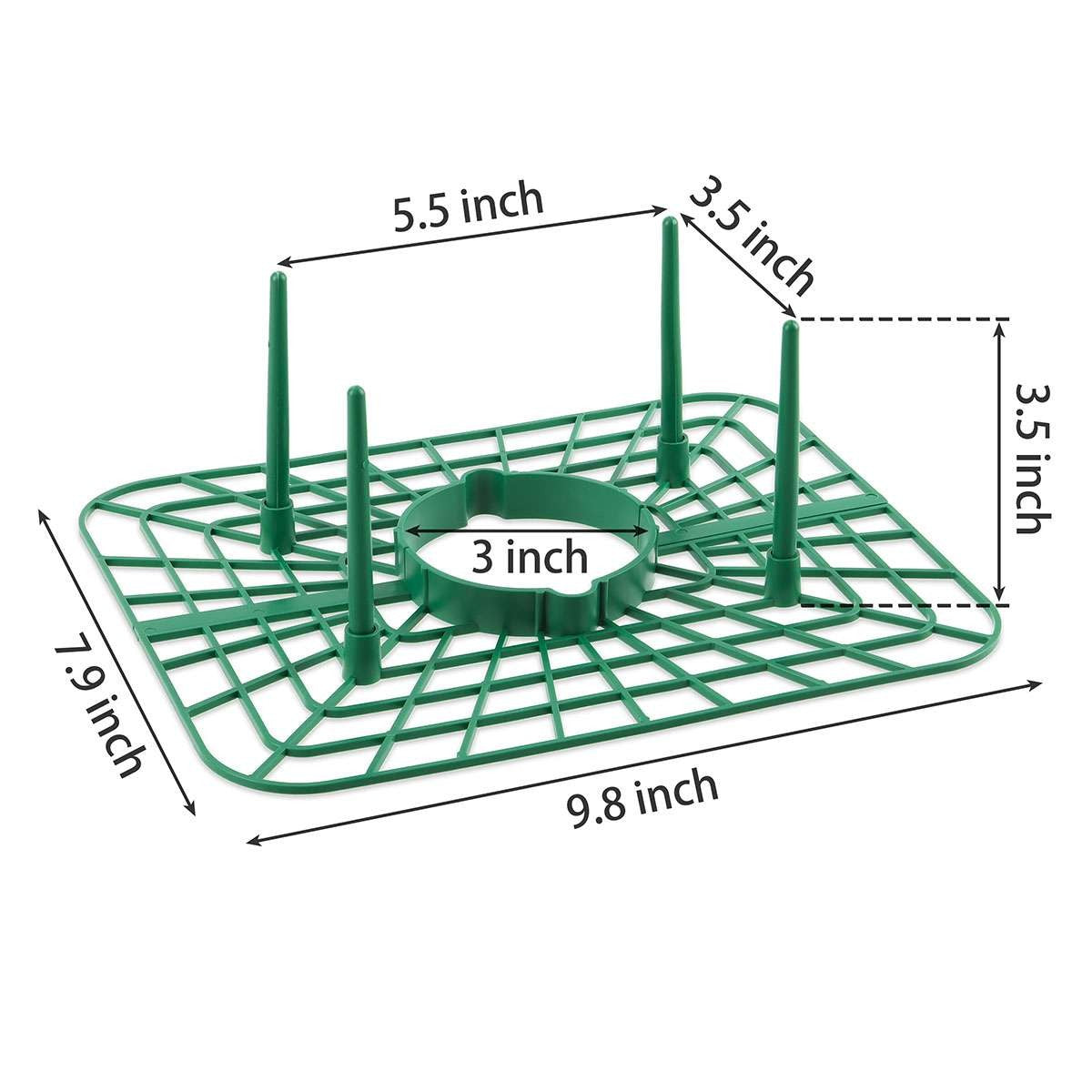5 Pack Strawberry Supports Garden Fruit Plant Cage Holder Plastic Tray Cradles