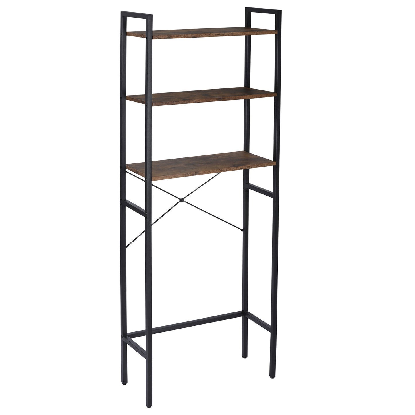 3-Tier Bathroom Storage Shelf over Toilet Rack Organizer Freestanding Shelving