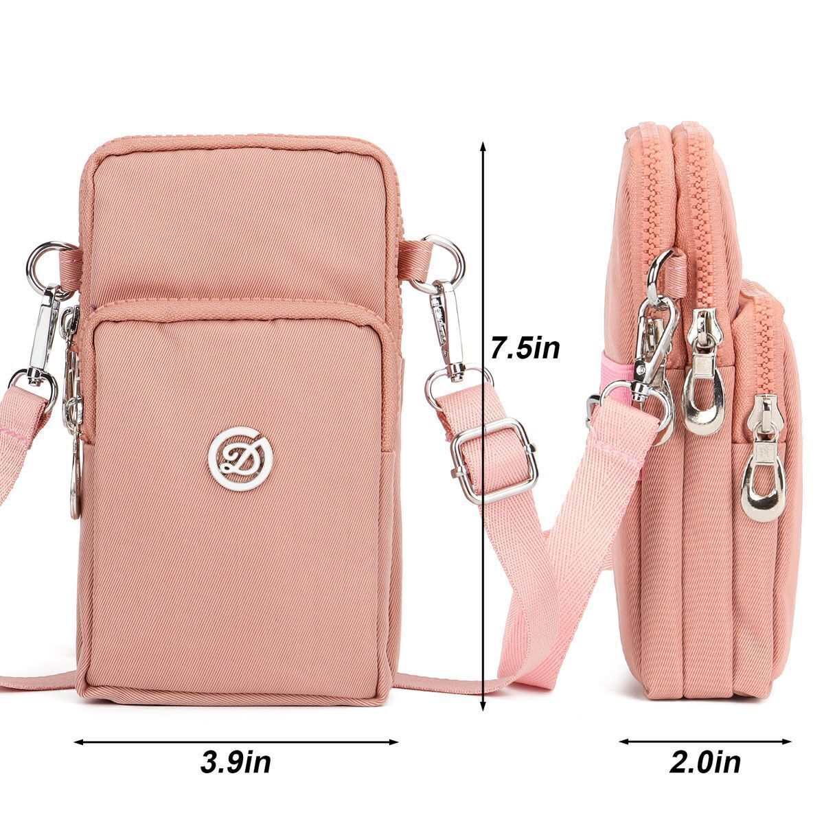 Trending Women’s Crossbody Phone Bag - Waterproof, Small & Stylish Shoulder Purse for Gym, Work, Travel, Jogging, & Daily Use (Fits Phones <7.2")