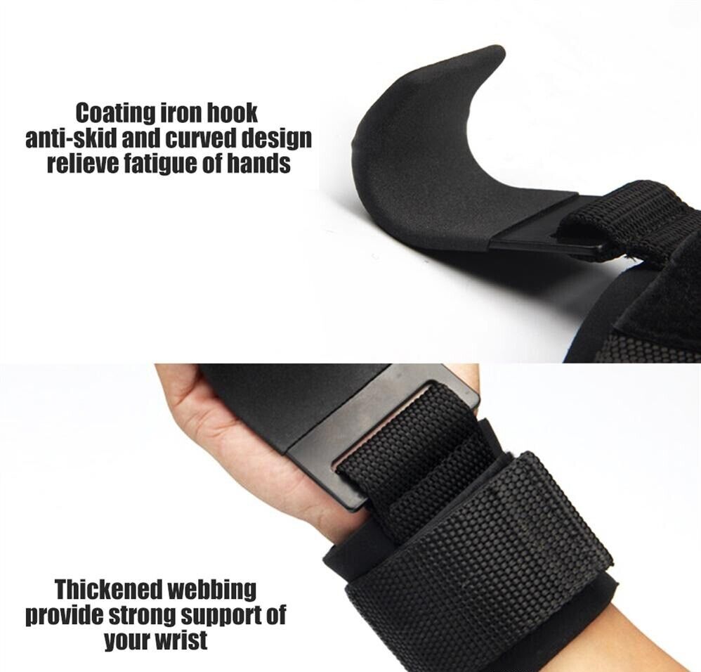Weight Lifting Hooks for Heavy Duty Workouts
