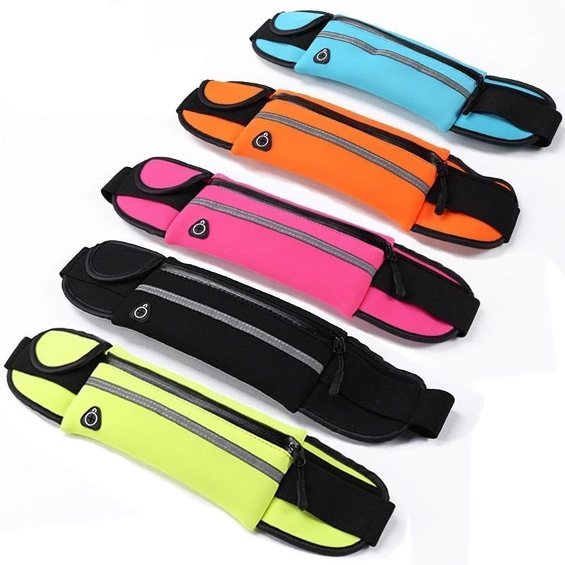Waterproof Running Waist Pack - Adjustable Sport Fanny Pack, Secure Zip Pouch for Phone, Money, Keys, Anti-Theft & Lightweight