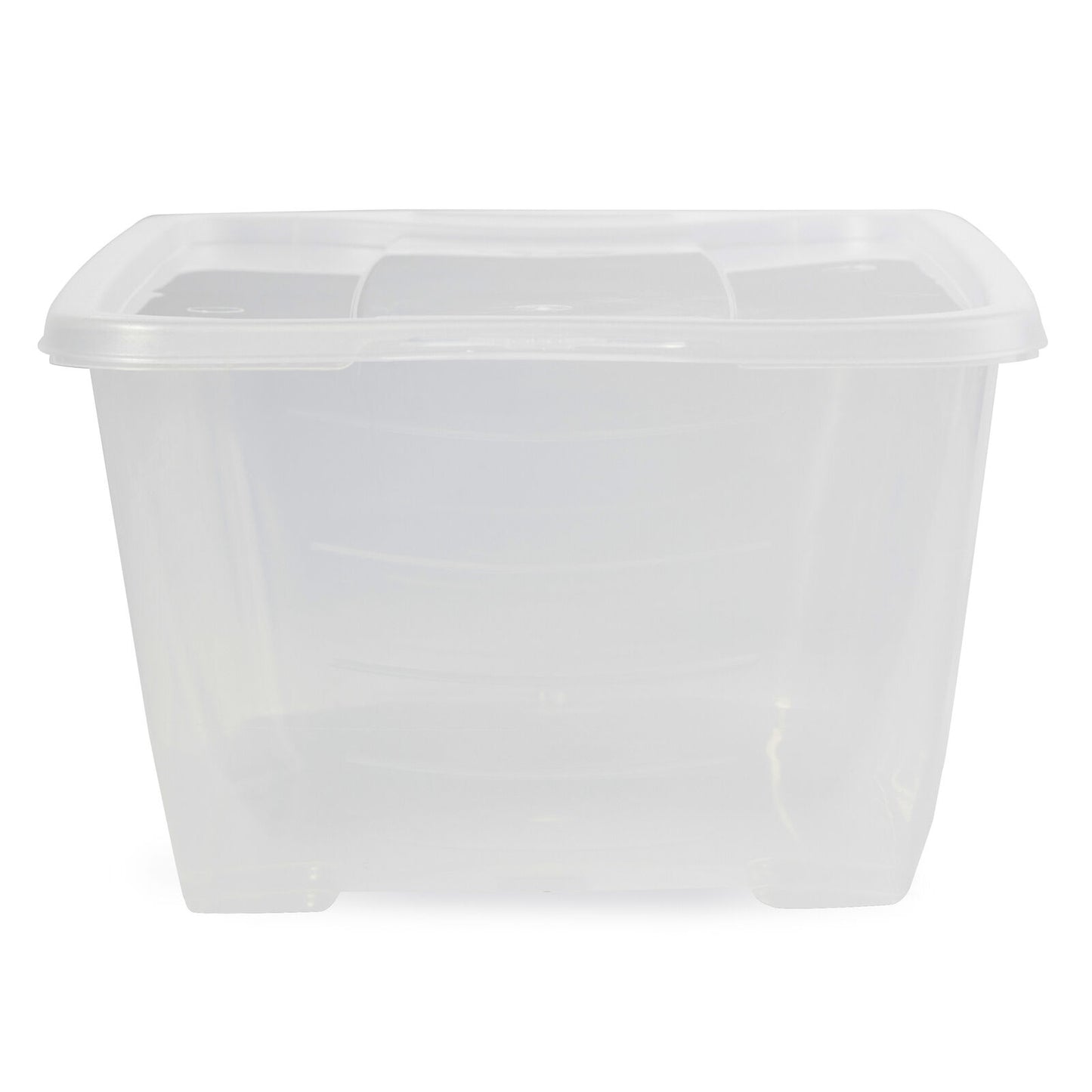 Life Story 6L Shoe and Closet Storage Box Stacking Containers, Clear (20 Pack)