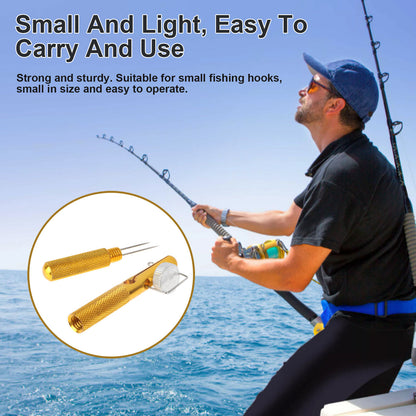 Fishing Knot Quick Tying Tool Line Clipper Snip Hook Nipper Tie Knotter Outdoor