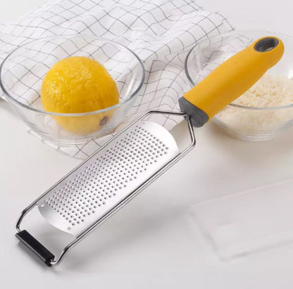 Stainless Steel Cheese & Citrus Zester – Premium Lemon Grater Kitchen Tool