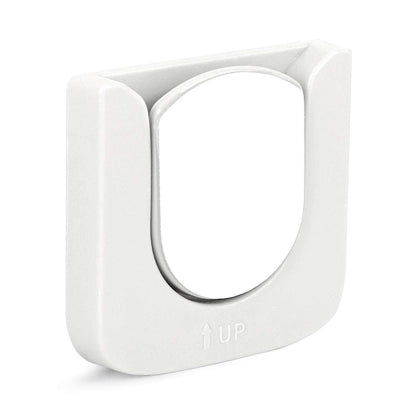 Magnetic Remote Control Holder – Wall Mount Organizer, Self-Adhesive, Space-Saving Storage for TV, AC, Fan Remotes Light Smooth Minimalist Plastic