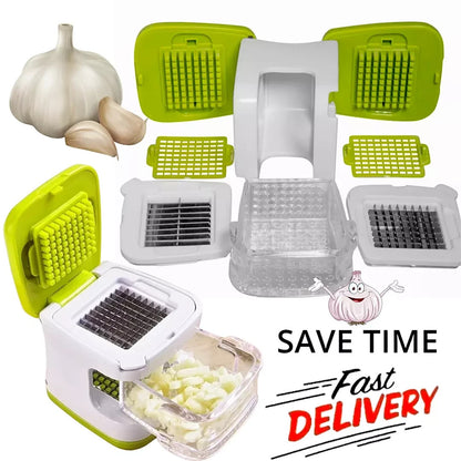 Garlic Press Chopper Slicer Hand Presser Grinder Crusher Home Kitchen Tools