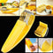 Banana Slicer Fruit Knife Kitchen Gadget Bar Tools Veggie Cutter Stainless Steel