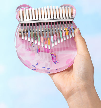 17-Key Kalimba Thumb Piano – Easy-to-Play Mbira for Beginners, Adults & Kids | Relaxing Aesthetic Gift Idea