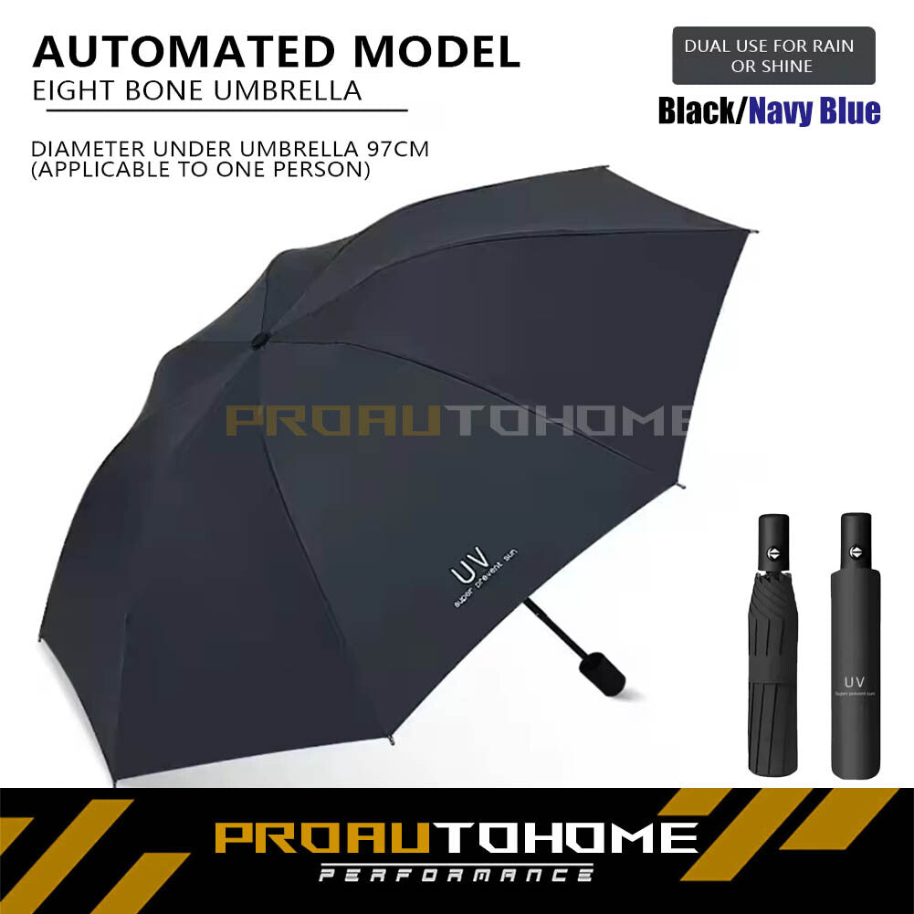 Automatic Umbrella Sun and Rain Anti-Uv Windproof 3 Folding Compact Umbrella HOT