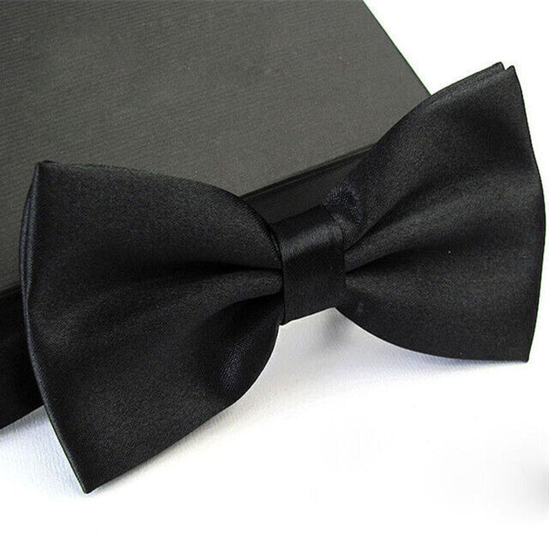 Mens Bow Tie Pre-Tied Adjustable Tuxedo Bowtie for Wedding Prom Suit | Fashion Novelty Necktie | Formal Wear Accessory | Gift for Him