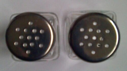 Glass Salt and Pepper Shaker 2 Shaker Set USA SELLER Restaurant Quality