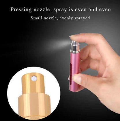 7 Pcs 10Ml Mini Refillable Perfume Atomizer Bottles - Portable Spray Containers