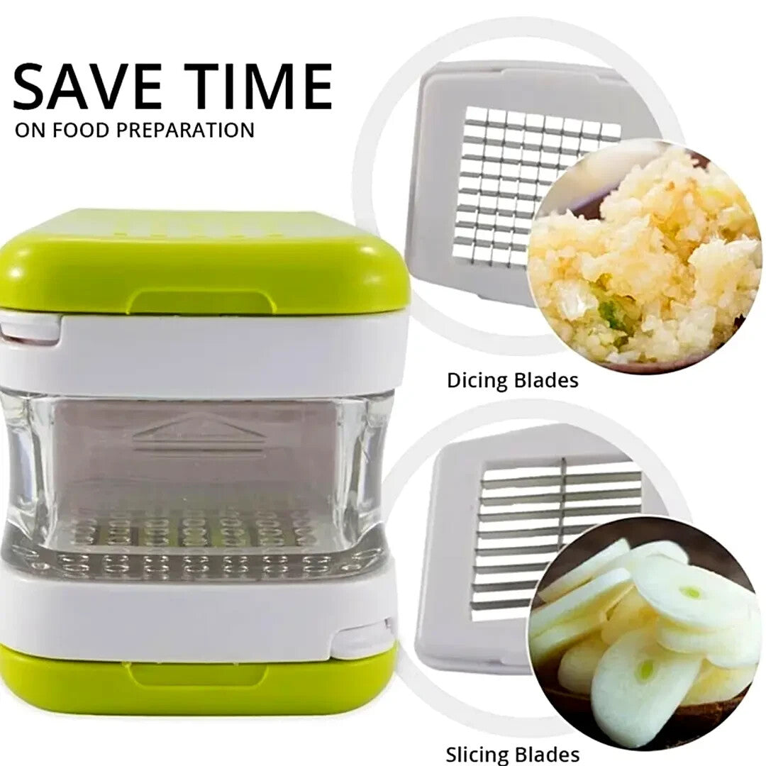 Garlic Press Chopper Slicer Hand Presser Grinder Crusher Home Kitchen Tools