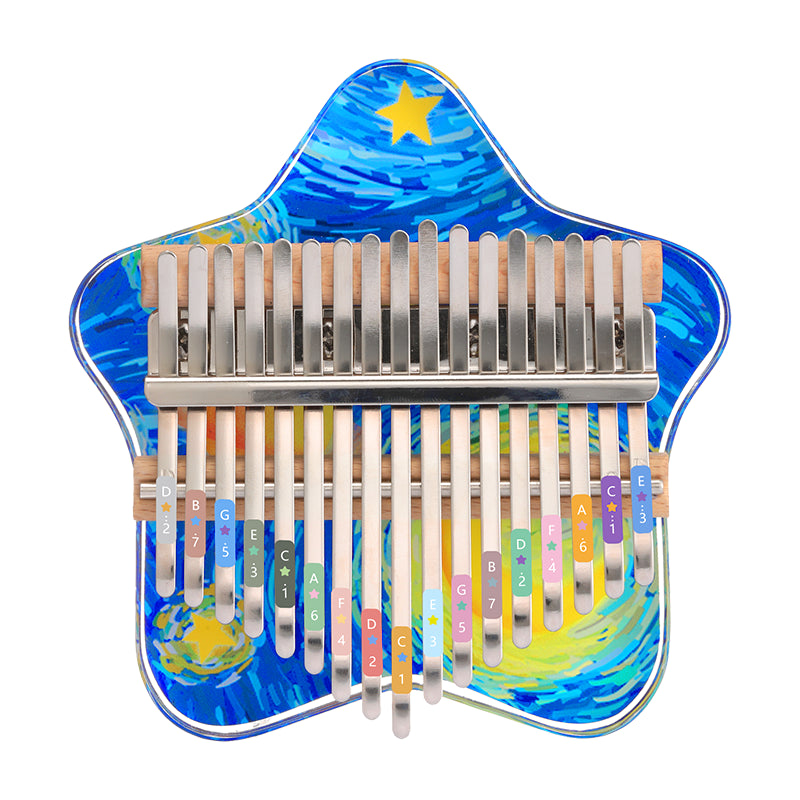 17-Key Kalimba Thumb Piano – Easy-to-Play Mbira for Beginners, Adults & Kids | Relaxing Aesthetic Gift Idea