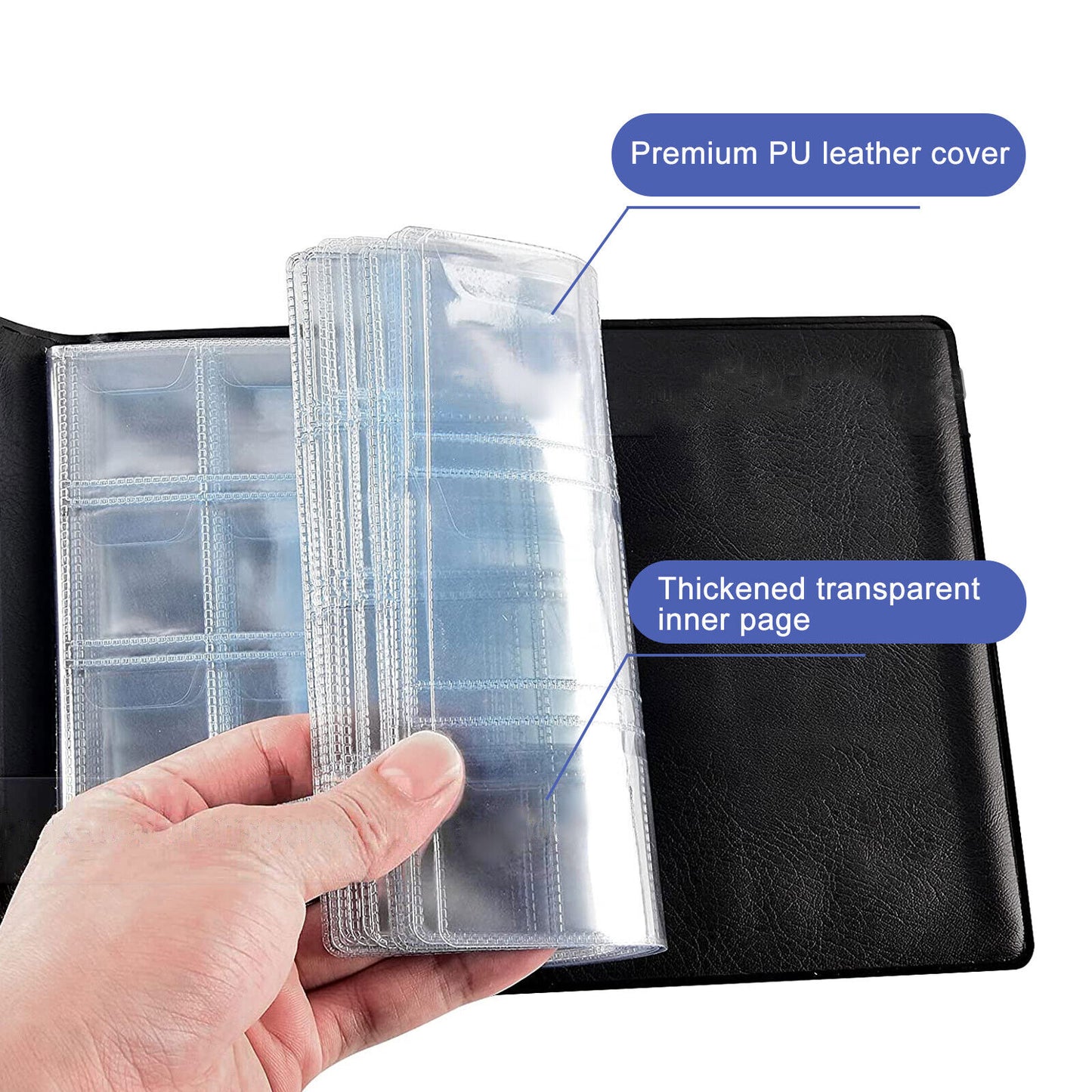 Coin Storage Book Collection, 240 Pockets Album Folder Holder for Penny Quarters