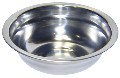 Set of 2 Dog Cat Pet Bowl Dish Metal STAINLESS STEEL Silver New XXS-XXL