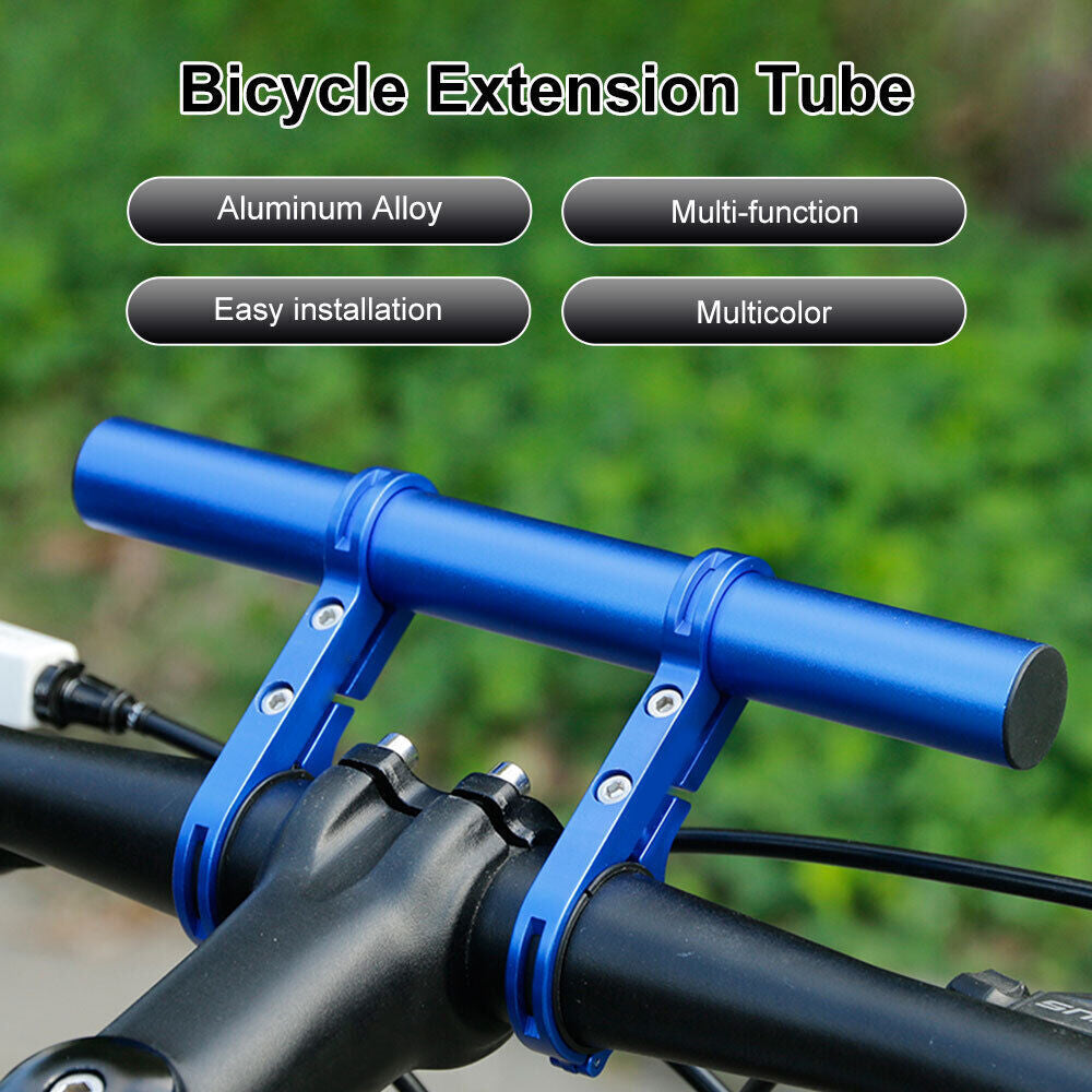 Bike Handlebar Extender Extension Bicycle Headlight GPS Holder Mount Bracket