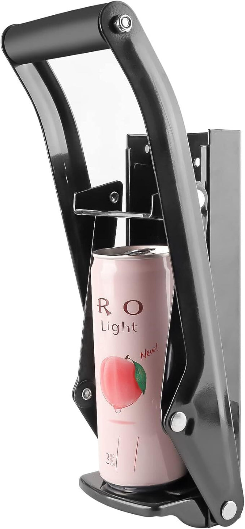 Can Crusher Wall Mounted Aluminum Can Crusher 16Oz 12Oz 8Oz Heavy Duty Black