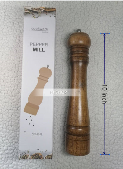 Kitchen Tools Cooking Pepper Grinder Hand Movement Wood Pepper Mill