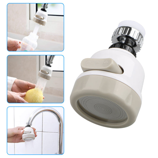 360° Swivel Faucet Spray Head – Kitchen Sink Water Filter System Attachment | Easy Clean, Splash-Proof, TikTok Viral Replacement Part & Sink Upgrade