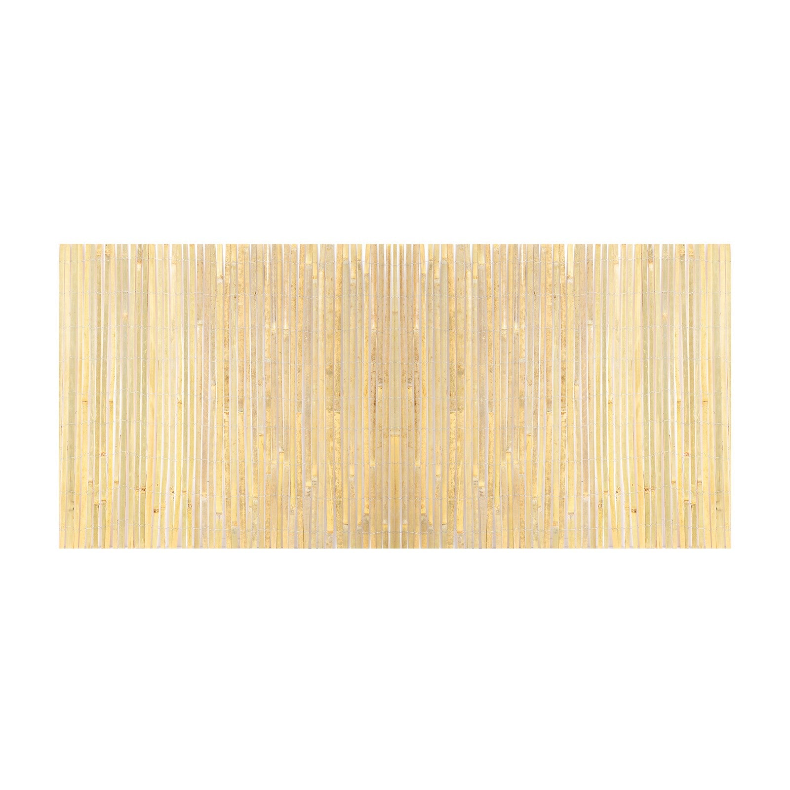 Natural Bamboo Slat Screening Privacy Bamboo Slat Fence 3 Ft H X 19.6 Ft L