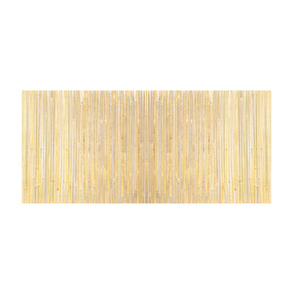 Natural Bamboo Slat Screening Privacy Bamboo Slat Fence 3 Ft H X 19.6 Ft L