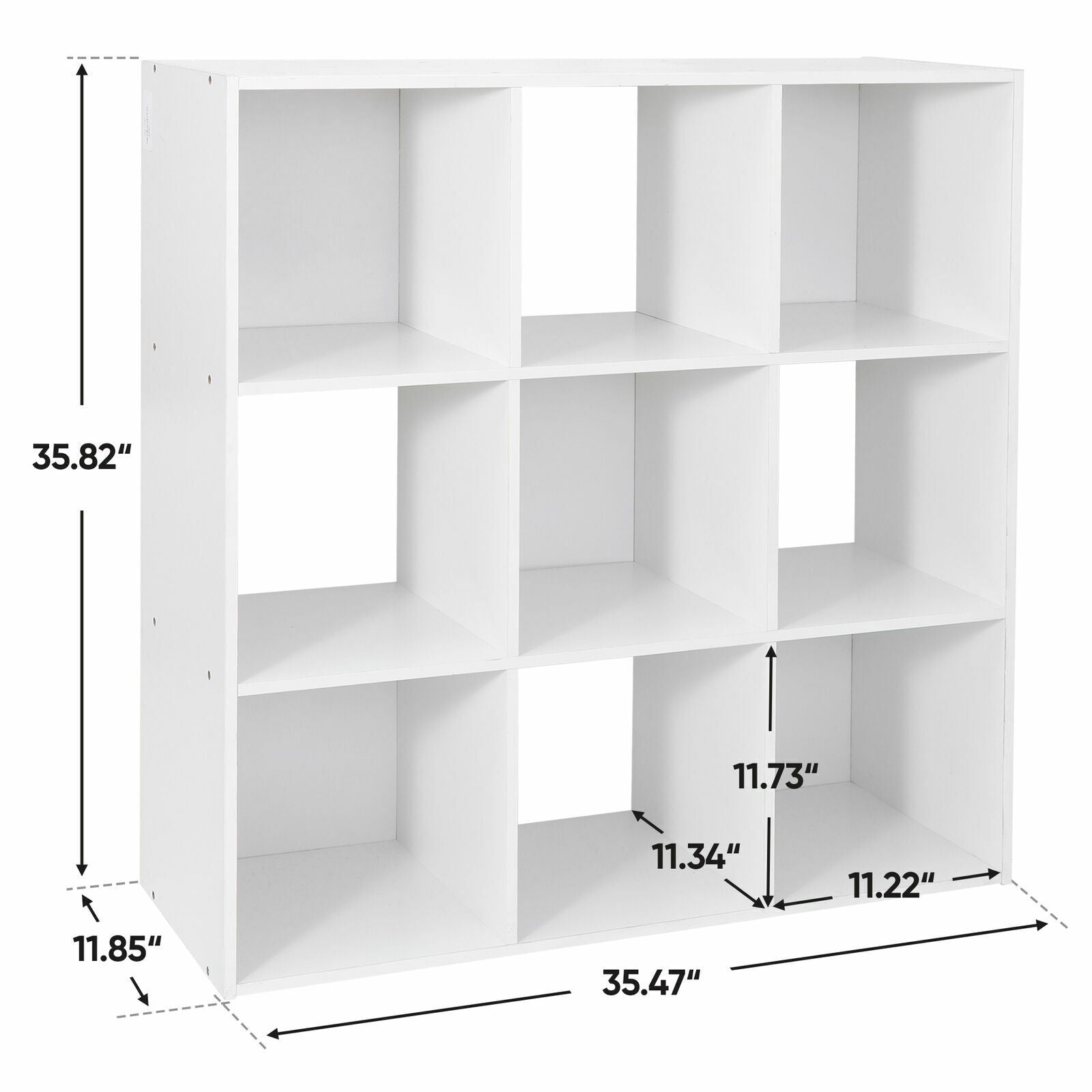 yarn storage Storage Cabinet with Adjustable Shelves - Space Saving 9-Cube Organizer for Bedroom, Living Room & Office