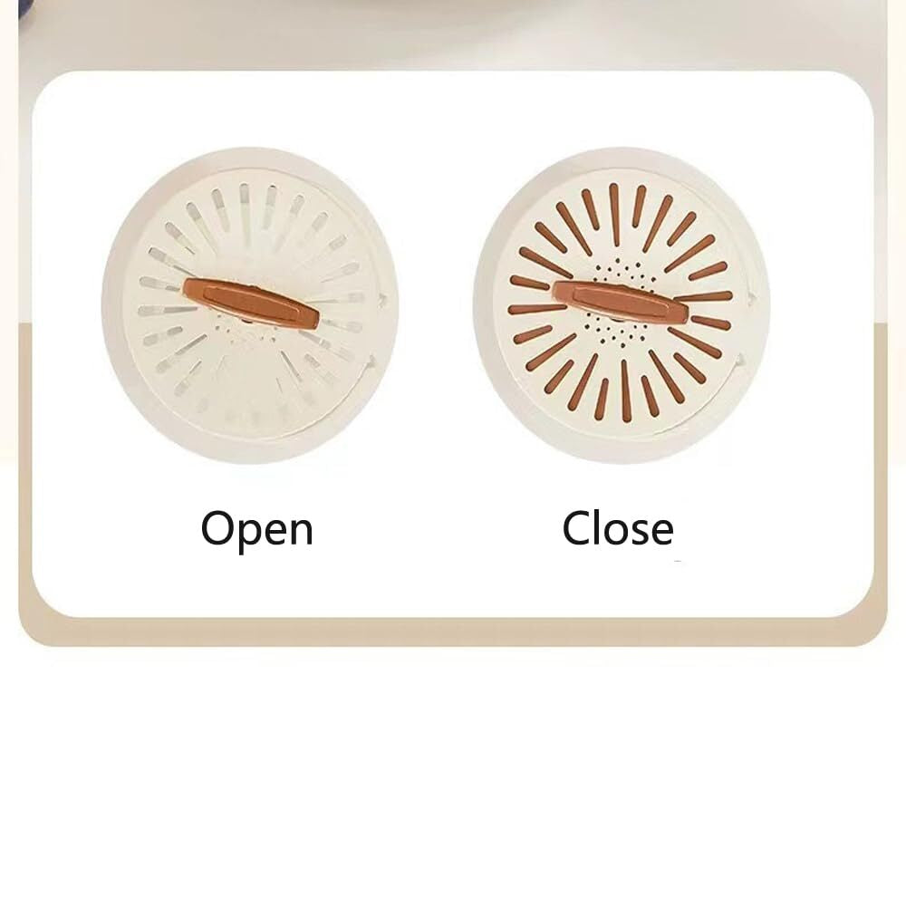 Foldable Colander with Lockable Lid Multifunctiona