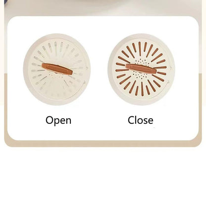 Foldable Colander with Lockable Lid Multifunctiona