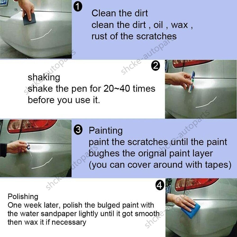 Car Auto Clear Scratch Remover Touch up Pens Auto Paint DIY Repair Pen Brush USA