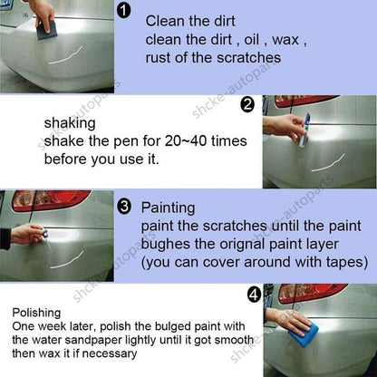 Car Auto Clear Scratch Remover Touch up Pens Auto Paint DIY Repair Pen Brush USA