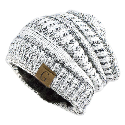 Women'S Men Knit Slouchy Baggy Beanie Oversize Winter Hat Ski Fleece Slouchy Cap