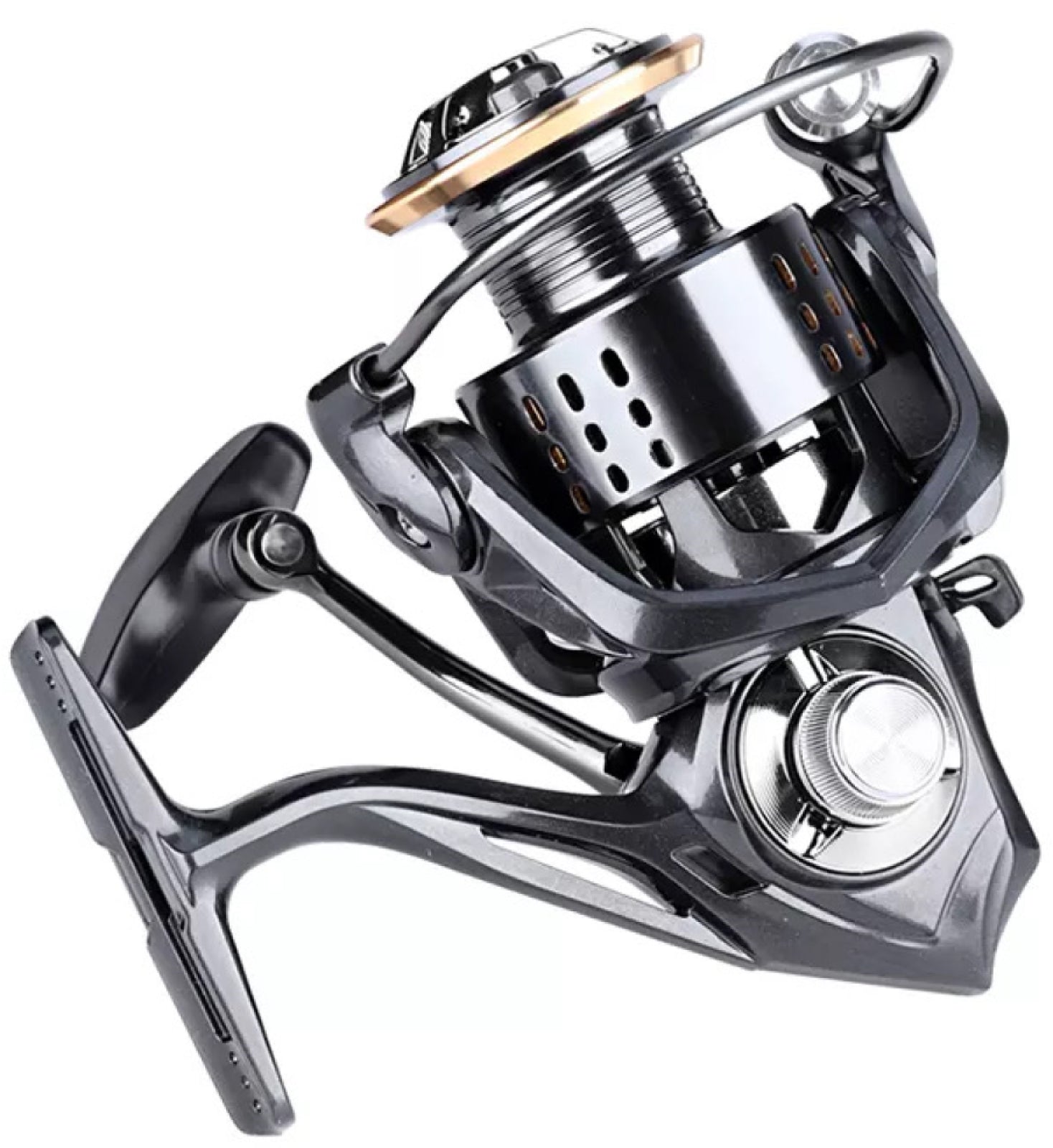 Precision Spinning Fishing Reel 5.2:1 Metal Spool Freshwater Saltwater Right/Left Hand | DEUKIO DA2000–DA7000 | Heavy Duty, High Drag, Smooth Casting
