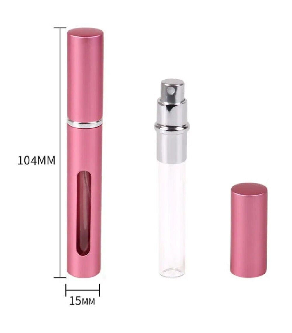 7 Pcs 10Ml Mini Refillable Perfume Atomizer Bottles - Portable Spray Containers