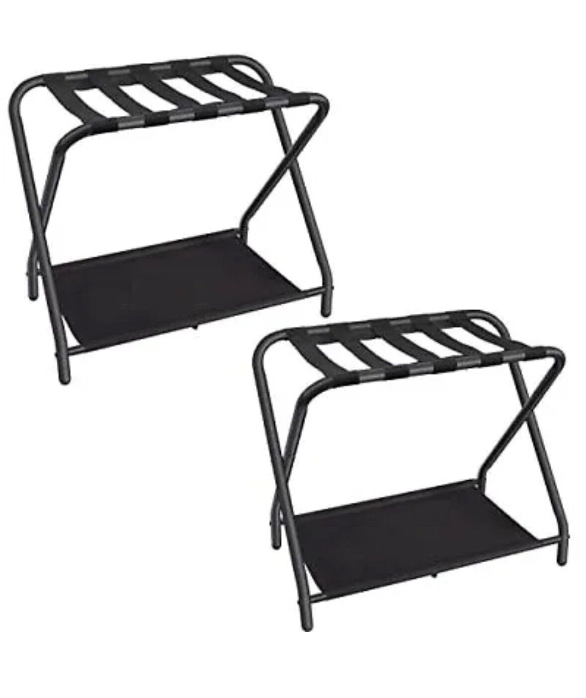 david yurman luggage rack Travel Essential Folding Luggage Rack – Sturdy, Easy Assembly, Adjustable Legs, Extra Shelf