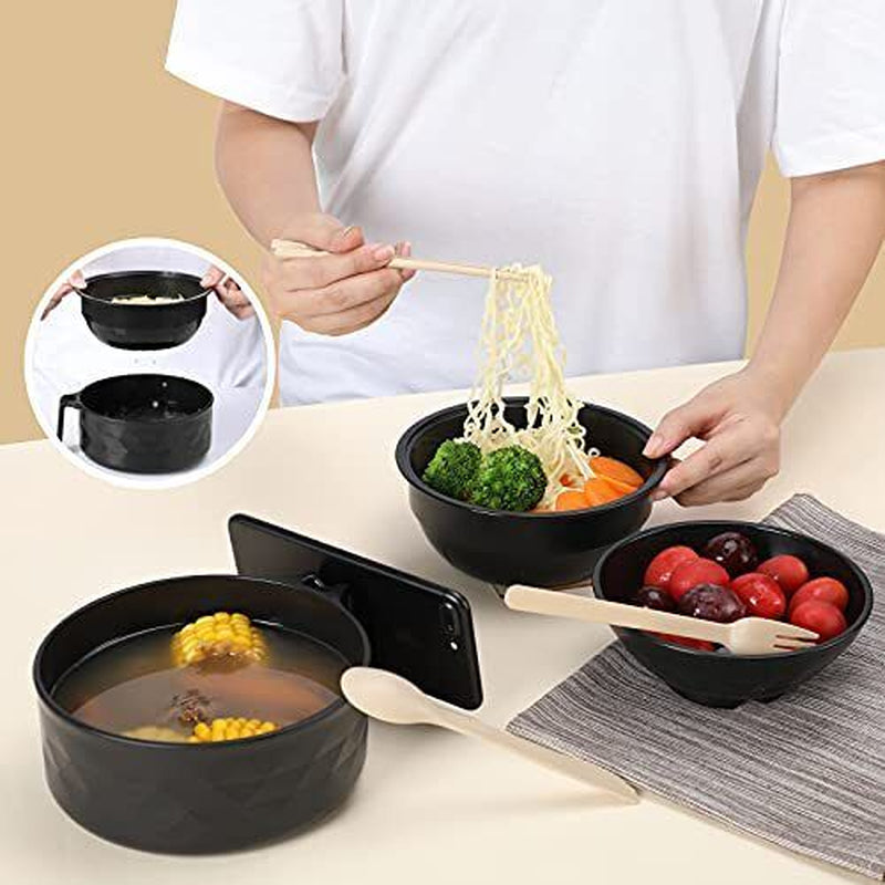 Microwave Ramen Cookerramen Bowl with Chopsticks and Spoonrapid and Quick Ramen