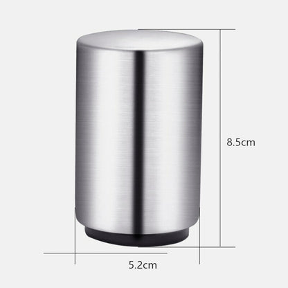 Magnet Automatic Beer Bottle Opener Push down Soda Cap Collector Stainless Steel