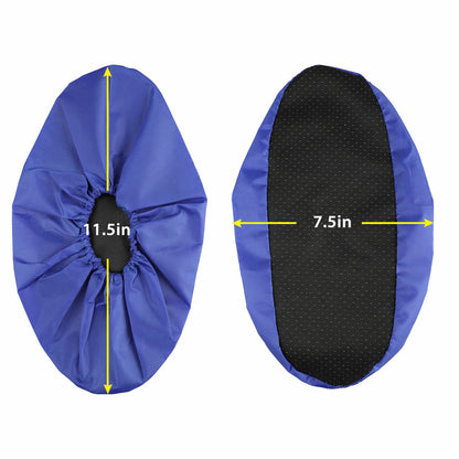2 Pairs Reusable Waterproof Shoe Covers Slip-Resistant Overshoes Rain Boots