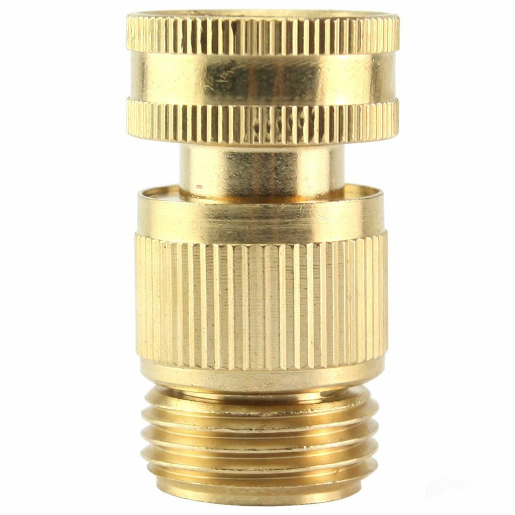 Quick Connect Brass Garden Hose Set 3/4" – Leak-Free, Durable & Easy to Use – Universal Fit for Hose, Spigot & Nozzle – Fast Install & Disconnect