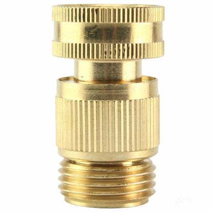 Quick Connect Brass Garden Hose Set 3/4" – Leak-Free, Durable & Easy to Use – Universal Fit for Hose, Spigot & Nozzle – Fast Install & Disconnect