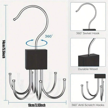 1 Pc Hanger Belt Organizer Rack Space Saving Closet Organizer Hooks for Home New