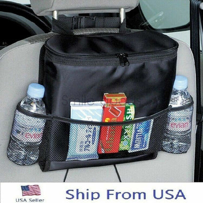 2PC Car Seat Back Hanger Organizer Multi-Pocket Storage Bag Holder Cooler Travel