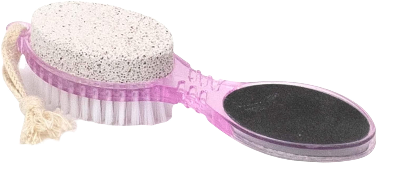 2 Pack Pedicure Paddle Kit 4 in 1 Tool with Pumice Stone for Feet Hand Toe Nail
