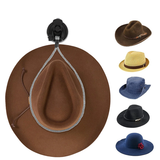 Hat Mounts Cowboy Cap Holder Rack Door Hanger Car Suction Cup Storage Organizer