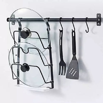 30 Pack Heavy Duty S Hooks Black Steel S Shaped Hooks for Hanging Pans Pots Plants Bags Towels Kitchen Hooks Hanger, Large 3.5 inch