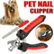 Pet Nail Clippers & File Set - Safe Stainless Steel Trimmer for Dogs Cats, Birds, Anti-Slip Handle, Safety Guard for All Pet Sizes, Easy Grooming Tool